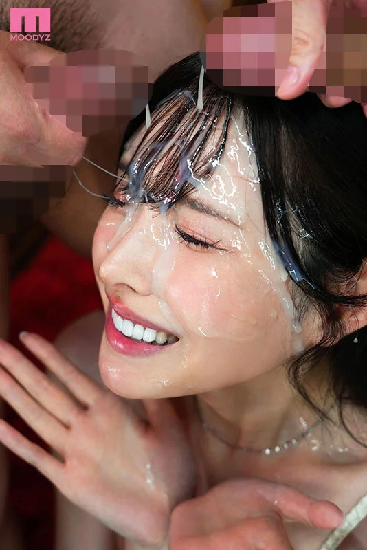 新ありな(橋本ありな)の濃厚ザーメンぶっかけ顔射